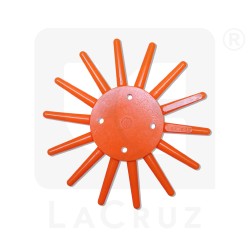 INTAPO25A - Porzione sarchiatrice Ø 25 cm per orticoltura - arancione