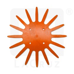 INTAPO37A - Porzione sarchiatrice Ø 37 cm per orticoltura - arancione